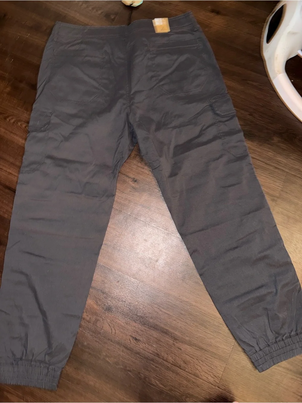 NWT prAna Zogger Pant Men’s 36x30 Stretch Zion Cargo Jogger Gray Hiking